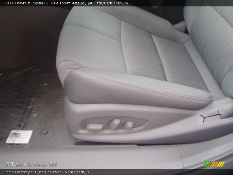 Blue Topaz Metallic / Jet Black/Dark Titanium 2014 Chevrolet Impala LS