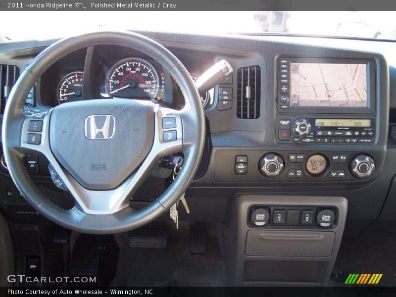 Polished Metal Metallic / Gray 2011 Honda Ridgeline RTL
