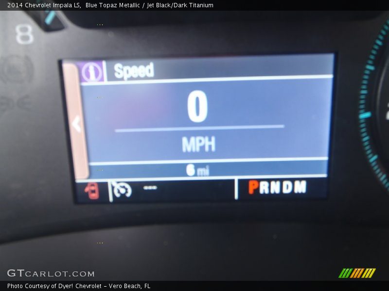 Blue Topaz Metallic / Jet Black/Dark Titanium 2014 Chevrolet Impala LS