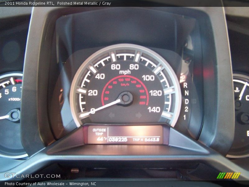 Polished Metal Metallic / Gray 2011 Honda Ridgeline RTL