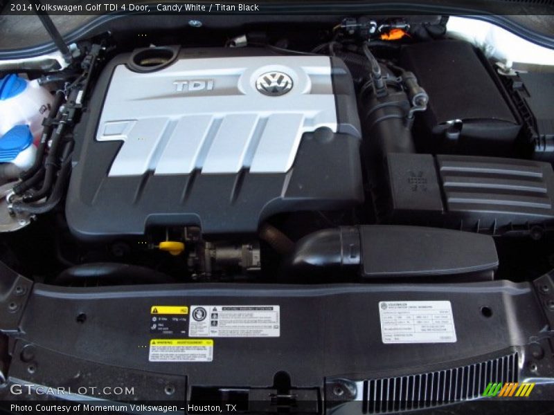 Candy White / Titan Black 2014 Volkswagen Golf TDI 4 Door