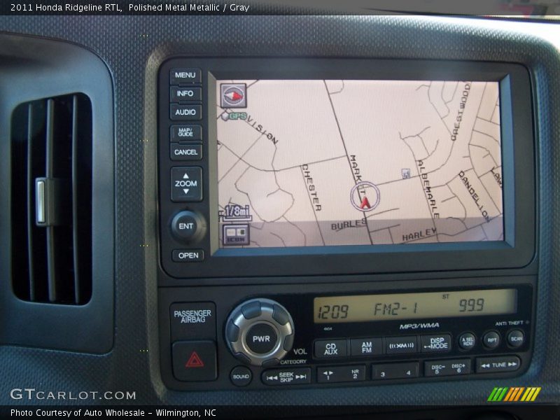 Polished Metal Metallic / Gray 2011 Honda Ridgeline RTL