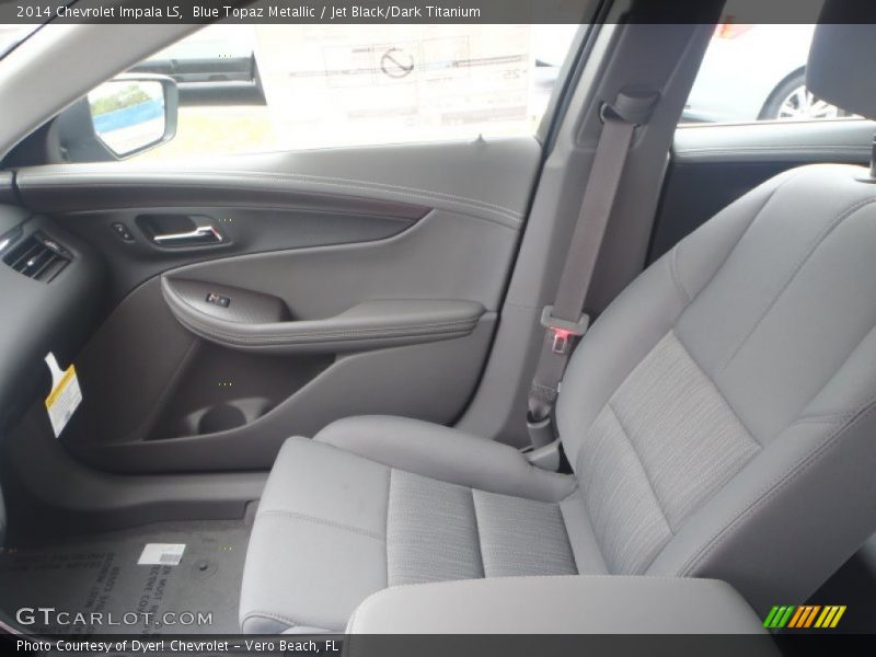 Blue Topaz Metallic / Jet Black/Dark Titanium 2014 Chevrolet Impala LS