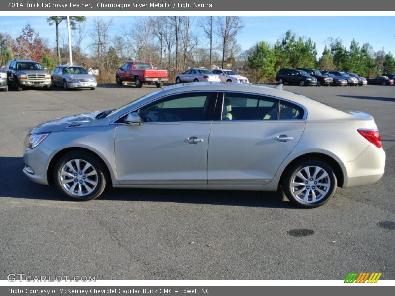 Champagne Silver Metallic / Light Neutral 2014 Buick LaCrosse Leather
