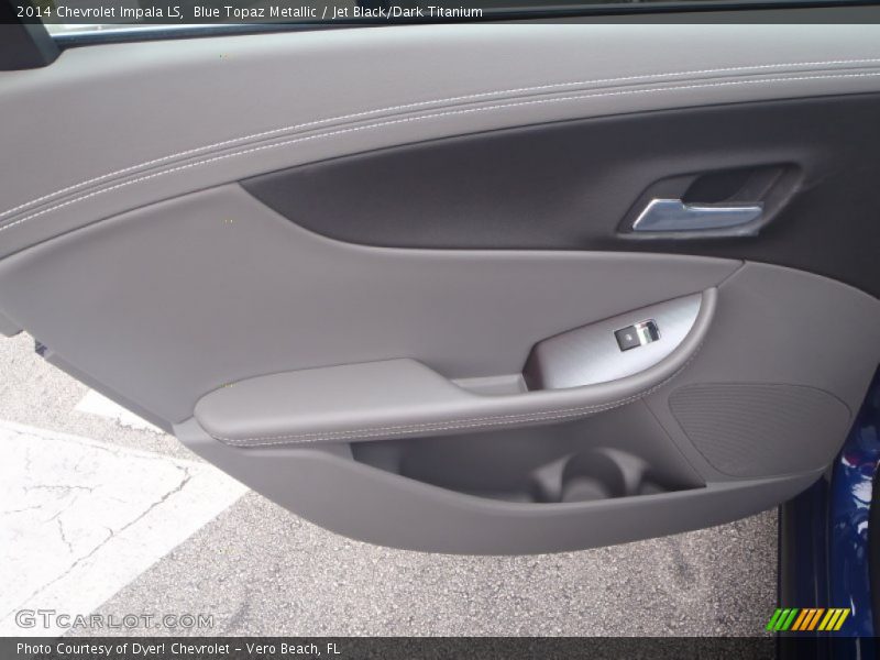 Blue Topaz Metallic / Jet Black/Dark Titanium 2014 Chevrolet Impala LS
