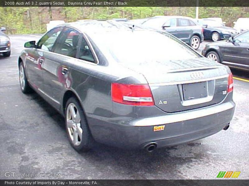 Daytona Grey Pearl Effect / Black 2008 Audi A6 3.2 quattro Sedan