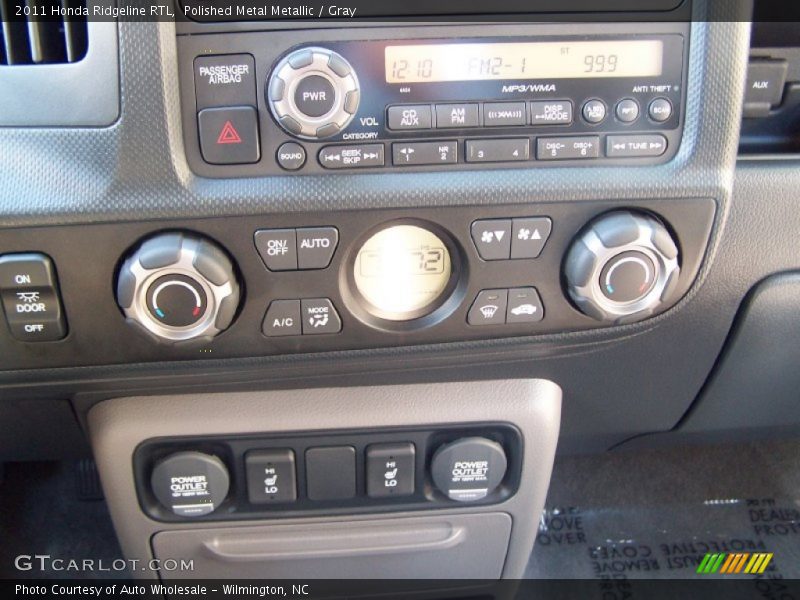 Polished Metal Metallic / Gray 2011 Honda Ridgeline RTL