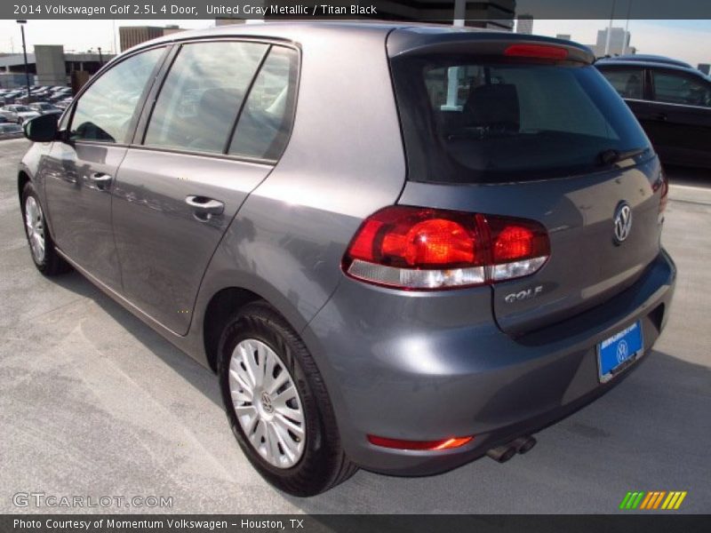 United Gray Metallic / Titan Black 2014 Volkswagen Golf 2.5L 4 Door