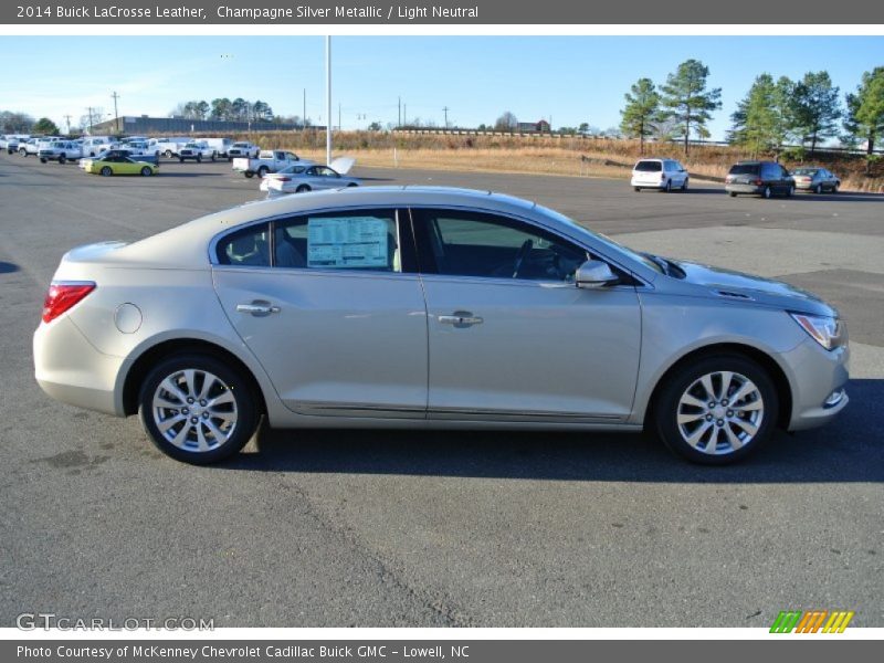 Champagne Silver Metallic / Light Neutral 2014 Buick LaCrosse Leather
