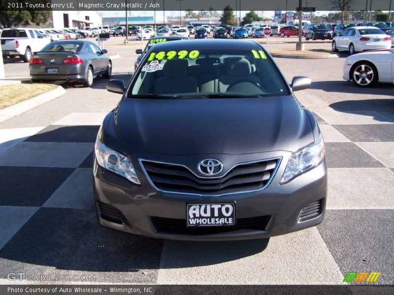 Magnetic Gray Metallic / Ash 2011 Toyota Camry LE