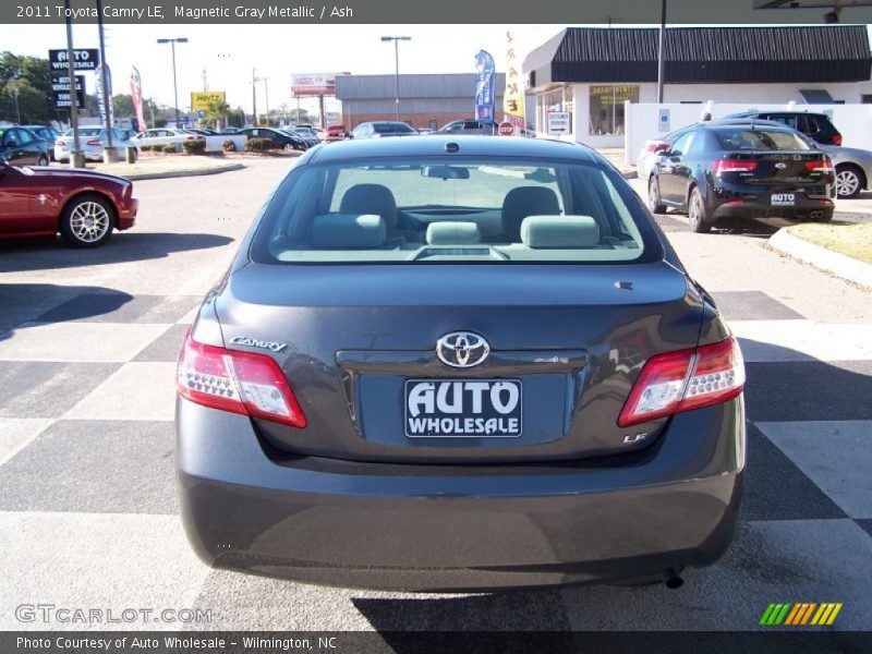 Magnetic Gray Metallic / Ash 2011 Toyota Camry LE
