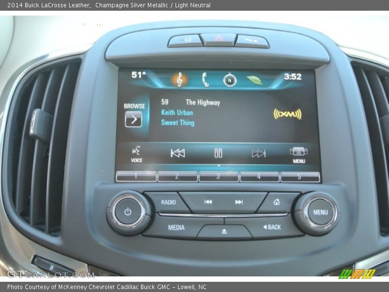 Champagne Silver Metallic / Light Neutral 2014 Buick LaCrosse Leather