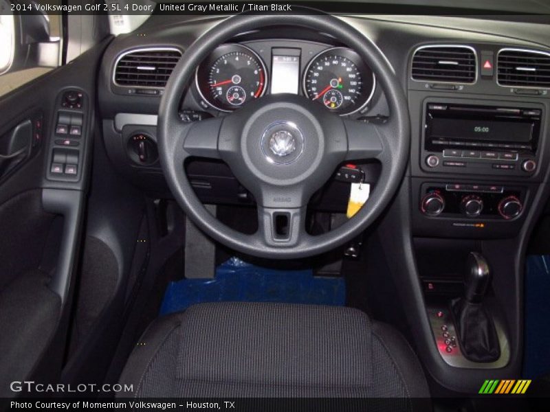 United Gray Metallic / Titan Black 2014 Volkswagen Golf 2.5L 4 Door