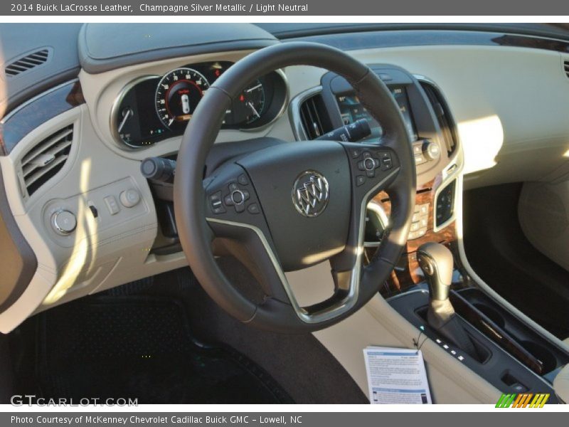 Champagne Silver Metallic / Light Neutral 2014 Buick LaCrosse Leather