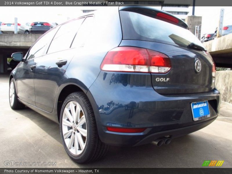 Blue Graphite Metallic / Titan Black 2014 Volkswagen Golf TDI 4 Door