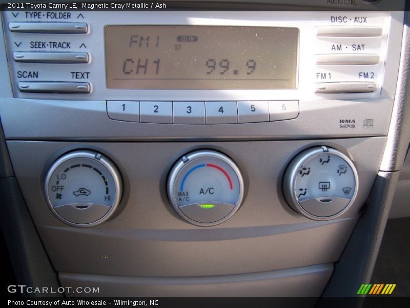 Magnetic Gray Metallic / Ash 2011 Toyota Camry LE