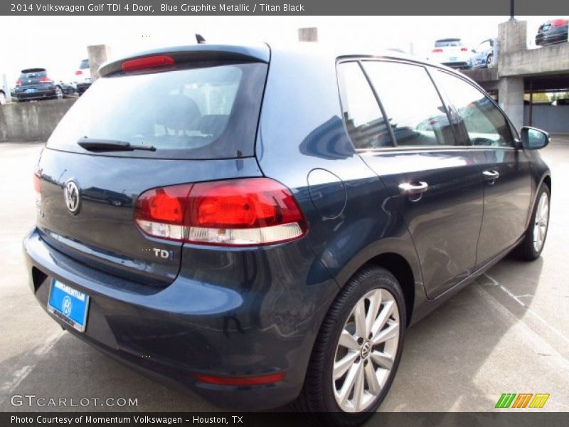 Blue Graphite Metallic / Titan Black 2014 Volkswagen Golf TDI 4 Door