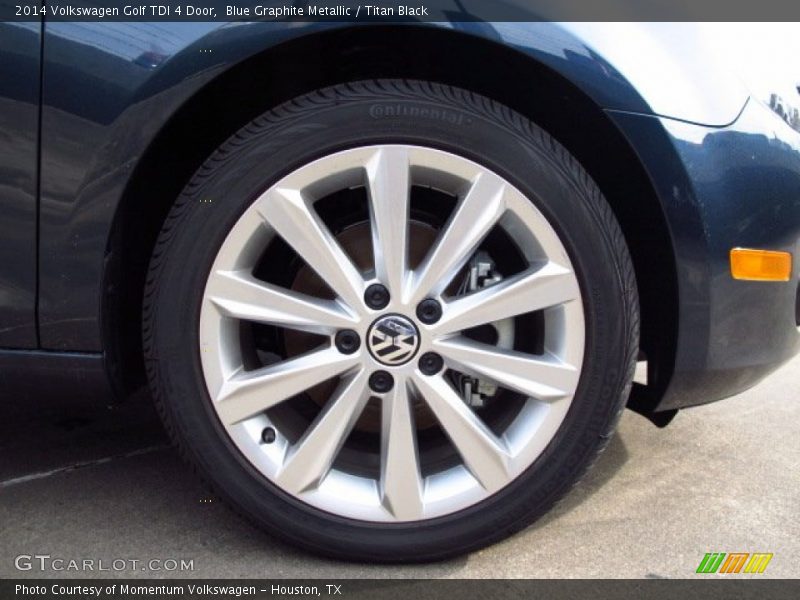  2014 Golf TDI 4 Door Wheel