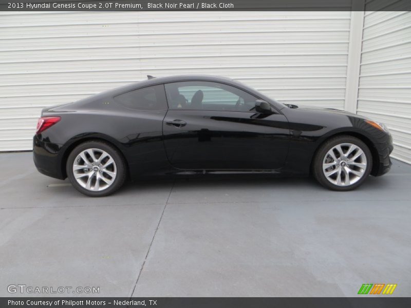 Black Noir Pearl / Black Cloth 2013 Hyundai Genesis Coupe 2.0T Premium