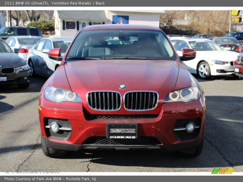 Vermillion Red Metallic / Black 2011 BMW X6 xDrive35i