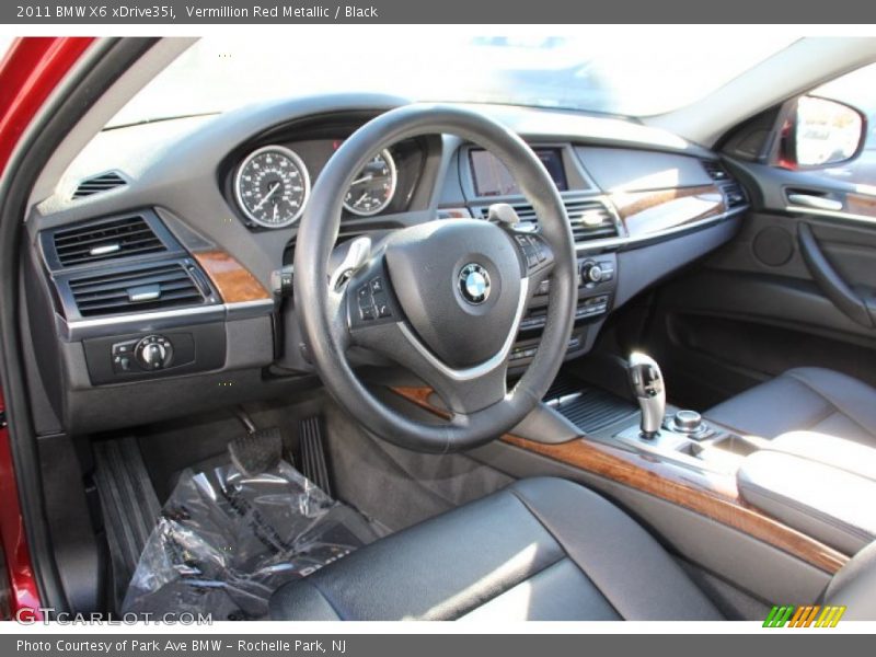 Vermillion Red Metallic / Black 2011 BMW X6 xDrive35i