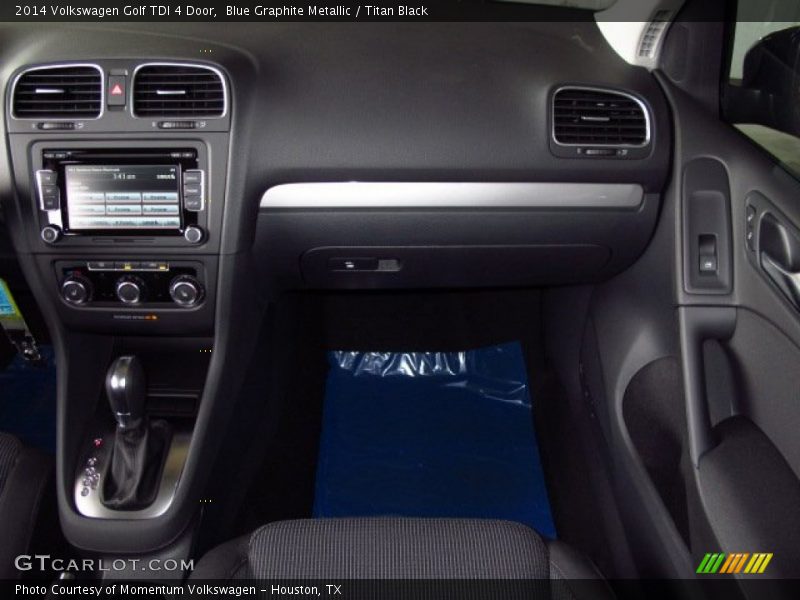 Blue Graphite Metallic / Titan Black 2014 Volkswagen Golf TDI 4 Door