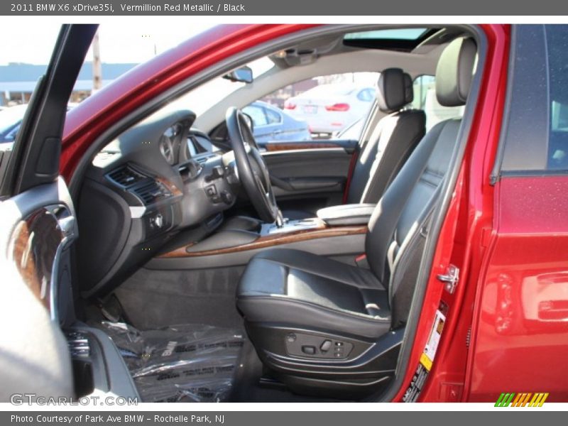 Vermillion Red Metallic / Black 2011 BMW X6 xDrive35i