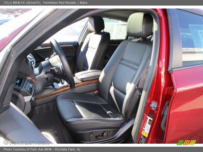 Vermillion Red Metallic / Black 2011 BMW X6 xDrive35i