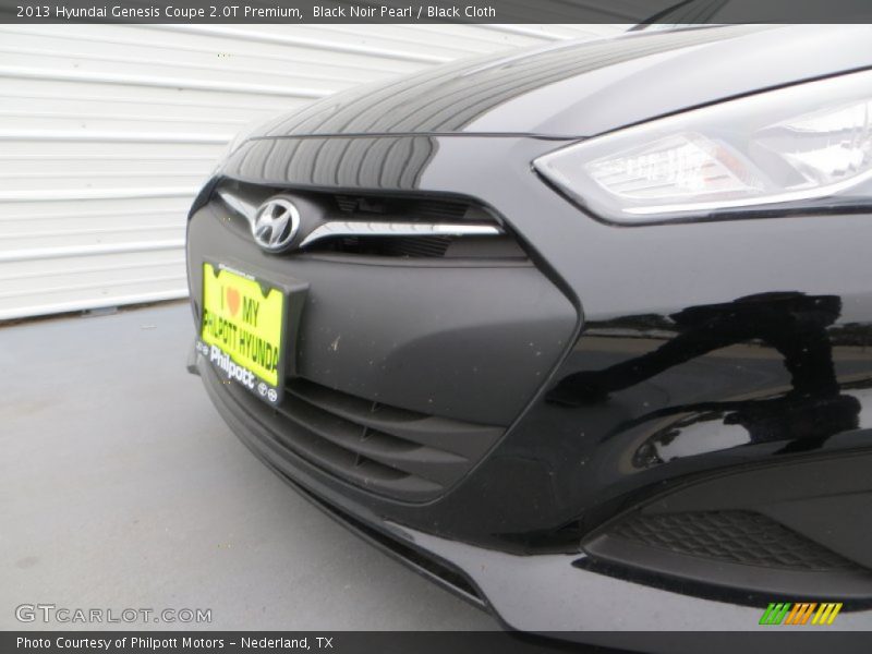 Black Noir Pearl / Black Cloth 2013 Hyundai Genesis Coupe 2.0T Premium