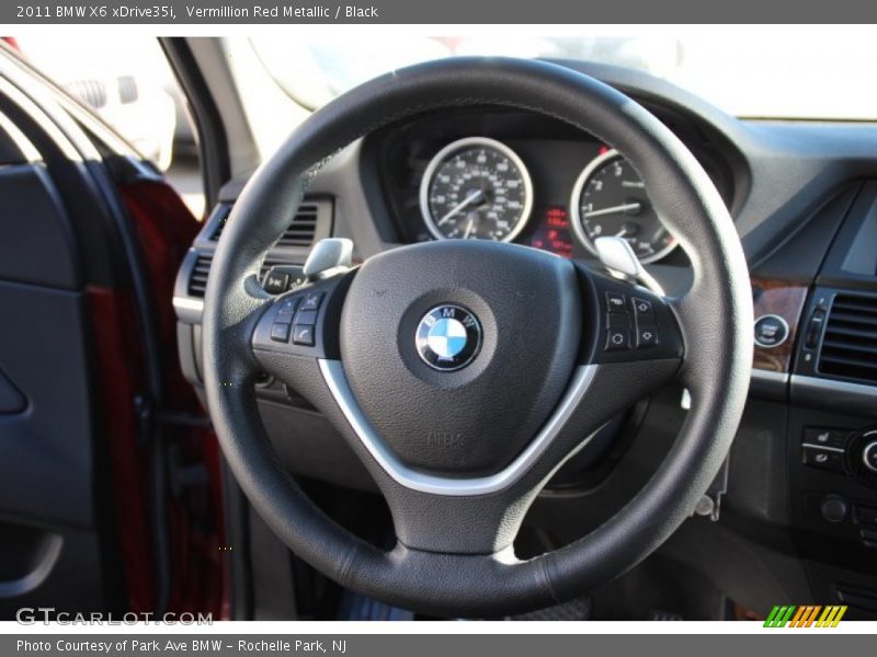 Vermillion Red Metallic / Black 2011 BMW X6 xDrive35i