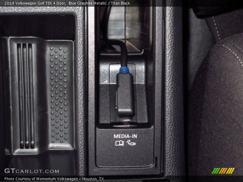 Blue Graphite Metallic / Titan Black 2014 Volkswagen Golf TDI 4 Door
