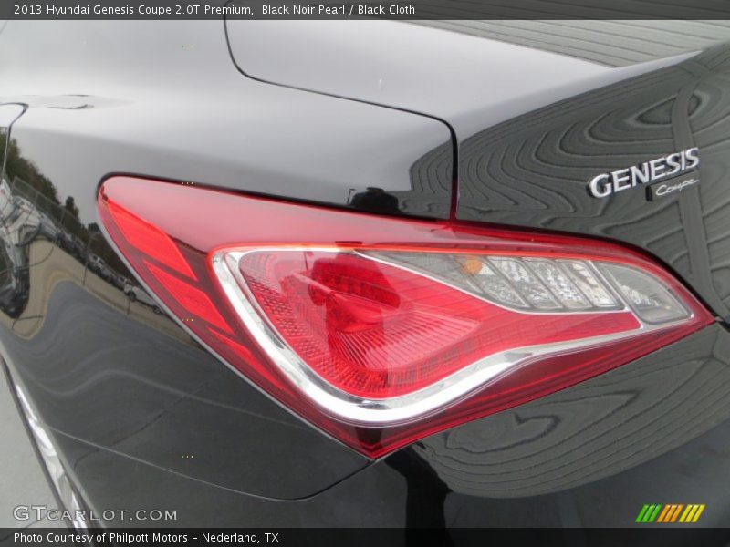 Black Noir Pearl / Black Cloth 2013 Hyundai Genesis Coupe 2.0T Premium
