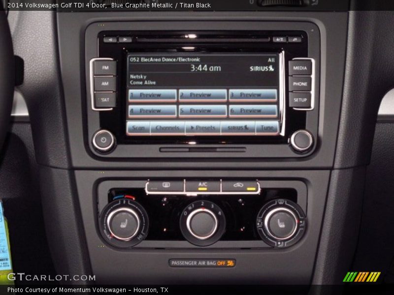 Blue Graphite Metallic / Titan Black 2014 Volkswagen Golf TDI 4 Door