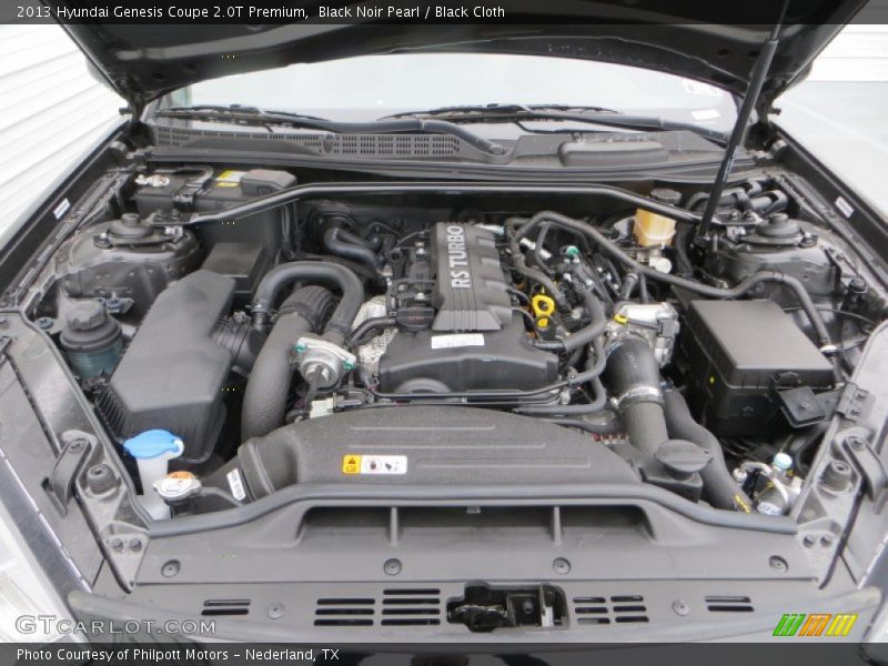 Black Noir Pearl / Black Cloth 2013 Hyundai Genesis Coupe 2.0T Premium