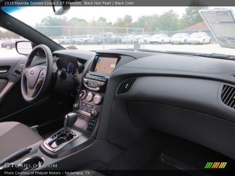 Black Noir Pearl / Black Cloth 2013 Hyundai Genesis Coupe 2.0T Premium