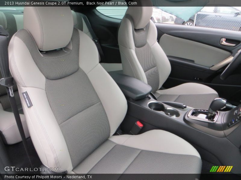 Black Noir Pearl / Black Cloth 2013 Hyundai Genesis Coupe 2.0T Premium