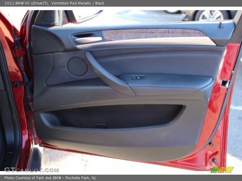 Vermillion Red Metallic / Black 2011 BMW X6 xDrive35i