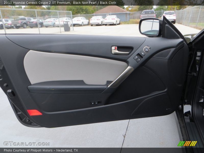 Black Noir Pearl / Black Cloth 2013 Hyundai Genesis Coupe 2.0T Premium