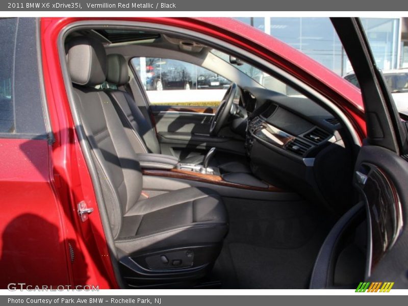 Vermillion Red Metallic / Black 2011 BMW X6 xDrive35i