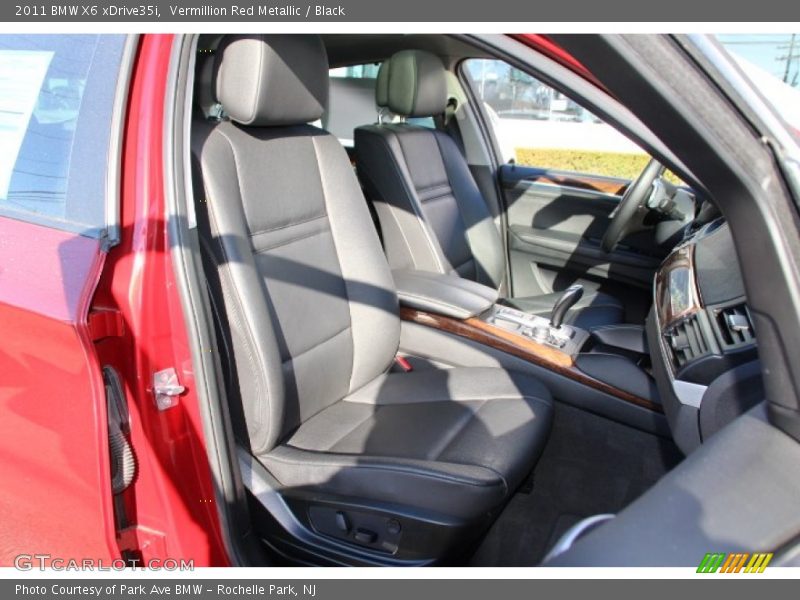 Vermillion Red Metallic / Black 2011 BMW X6 xDrive35i