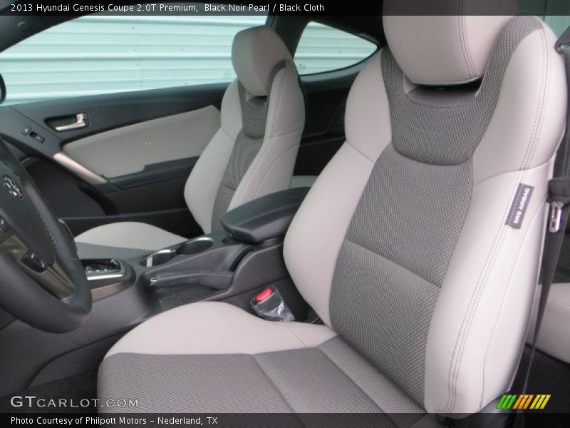 Black Noir Pearl / Black Cloth 2013 Hyundai Genesis Coupe 2.0T Premium