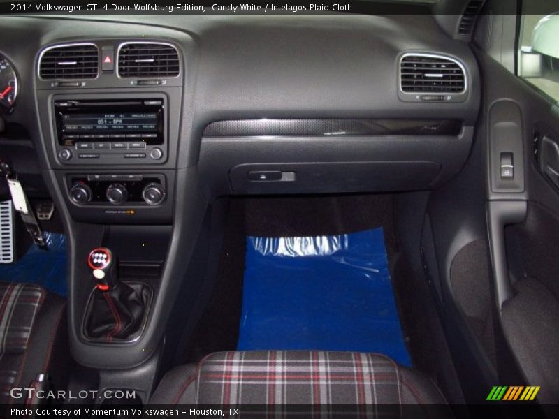 Candy White / Intelagos Plaid Cloth 2014 Volkswagen GTI 4 Door Wolfsburg Edition