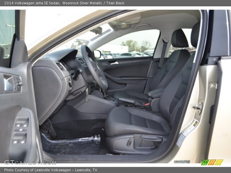 Moonrock Silver Metallic / Titan Black 2014 Volkswagen Jetta SE Sedan