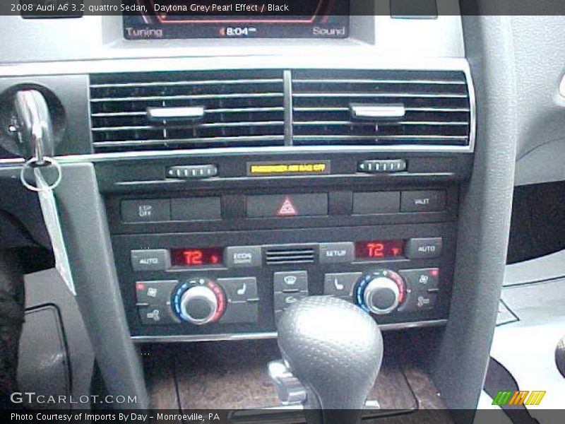 Daytona Grey Pearl Effect / Black 2008 Audi A6 3.2 quattro Sedan