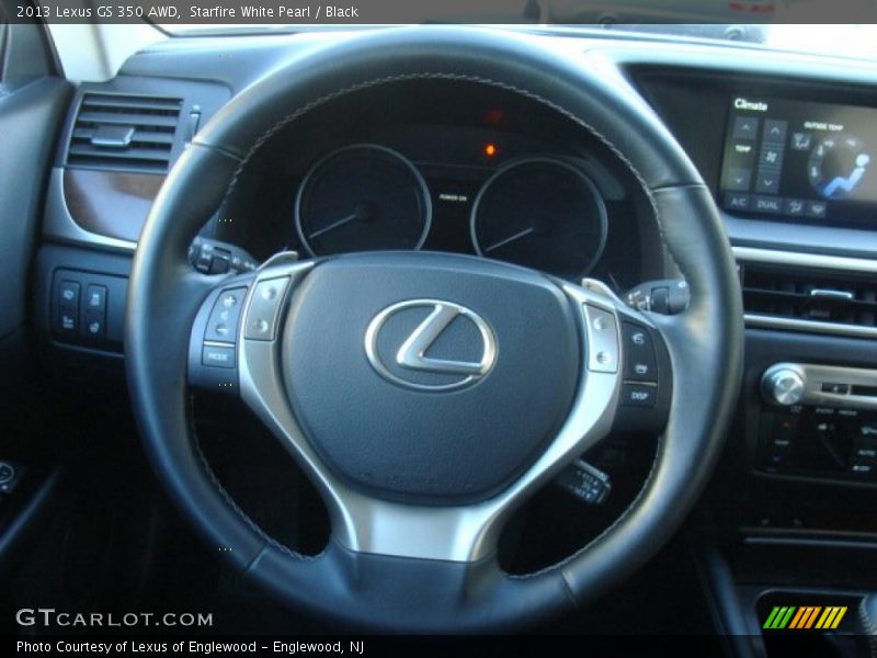 Starfire White Pearl / Black 2013 Lexus GS 350 AWD