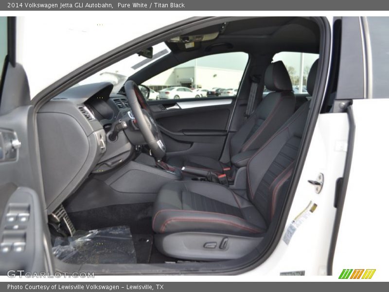 Pure White / Titan Black 2014 Volkswagen Jetta GLI Autobahn