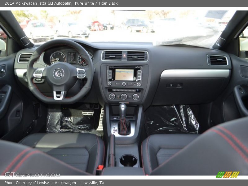 Pure White / Titan Black 2014 Volkswagen Jetta GLI Autobahn