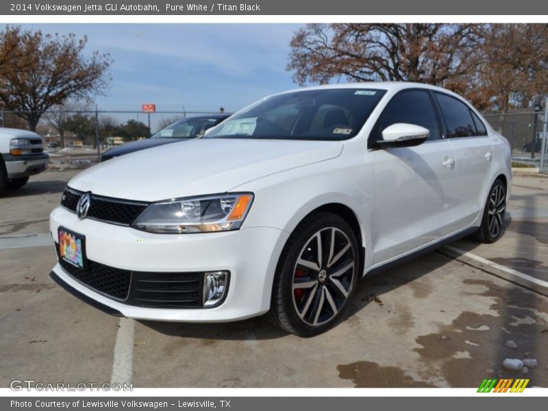 Pure White / Titan Black 2014 Volkswagen Jetta GLI Autobahn