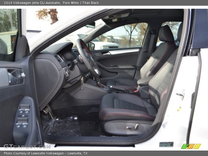 Pure White / Titan Black 2014 Volkswagen Jetta GLI Autobahn