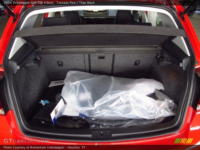 Tornado Red / Titan Black 2014 Volkswagen Golf TDI 4 Door